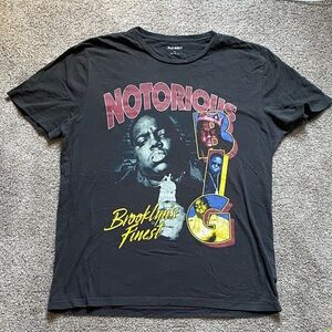 Men’s Old Navy Notorious B.I.G. Graphic Tee Black short sleeve, medium